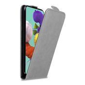Cadorabo Cadorabo Ohišje, združljivo z Samsung Galaxy A51 4G / M40s v titanovo siva - Zaščitni ovitek v obliki flipa z magnetnim zapiranjem, (20565969)