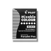 Patrone za kaligrafsko pero PARALLEL PEN Pilot CRNA 1/6