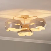 Domiluce Stropna svetilka Tornado, bež, 60 cm, s 3 žarnicami - Dnevna soba/jedilnica - Sodobni - Kovina