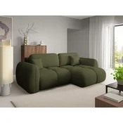 Kotna garnitura Franklin 211 (Quelle 38) Zelena, Funkcija spanjeFunkcija spanje, PredalPredal, 270x165x95cm