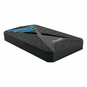 Kucište za Hard Disk TooQ TQE-2550BL 2,5 USB 3.0 Plava Crna 2,5