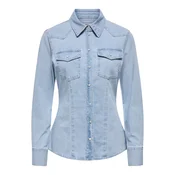 ONLY Bluza ONLOlivia svetlo modra