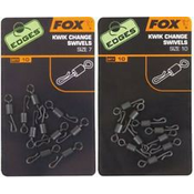 Vrtljivke Fox -Kwik Change Swivels- Št: 7-10
