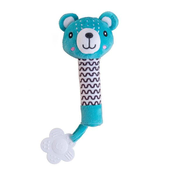 Medvjedić babyted zviždaljka/grickalica medvjed pliš 25cm