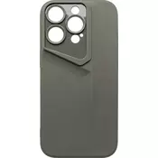 mobilNET silikonski ovitek za iPhone 15 Pro, siv (Veloce)