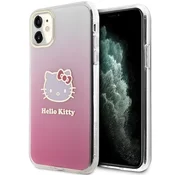 HELLO KITTY Hello Kitty IML Gradient Electrop Kitty Head - ohišje za iPhone 11 (roza)