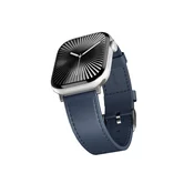 Epico Watch Strap Leather 42/44/45/49 - modra