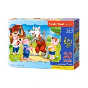 Puzzle 20 komada maxi vuk i 3 prašcica