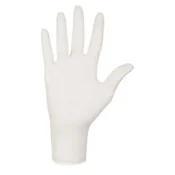 Rokavice Dermagel Coated - brez prahu, bele, velikost 2,5 mm XL
