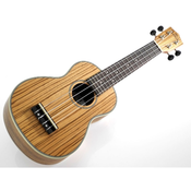 Kokio soprano ukulele zebrawood w/bag