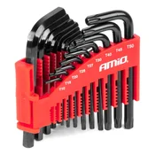 shumee IMBUS HEX TORX CRV Set imbus ključev črn 22 kos AMIO-04297