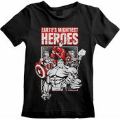Avengers Košulja Earths Mightiest Heroes Crna 3 - 4 godine