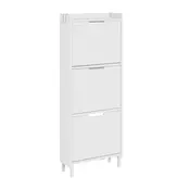 SoBuy Zložljiva omara za čevlje Bela 50x19x131cm FSR151-H-E-W, (5000227609)
