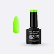 Elixir Gel lak Semi 986, Green Yellow, 8ml