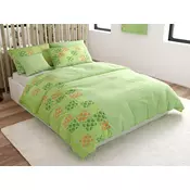 Ljubki dom Posteljnina VELLARI iz mikrosatena, zelena Dimenzije posteljnine: 70 x 90 cm | 140 x 200 cm