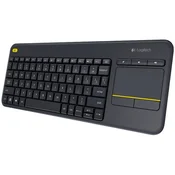 Logitech K400 Plus keyboard RF Wireless Dutch Black