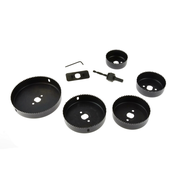 Set kronske žage za mavčne plošče in les 64-127mm