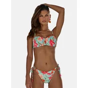 Lipsy Bikini zgornji del svetlo modra/zelena/marelica/fuksija