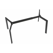 STEMA Kovinski nastavljiv okvir NY-L01. Višina 42 cm. Dolžina nastavljiva v območju 79,5-109,5 cm. Širina 50 cm. Črna.