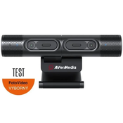 AVERMEDIA PW313D/ Full HD/ dvojna spletna kamera/ črna