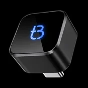 shumee Brezžični adapter Tradebit TB cube USB-C CarPlay/Android Auto črne barve