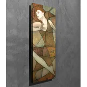 Wallity Dekorativna slika na platnu, 30x80cm, Šarena