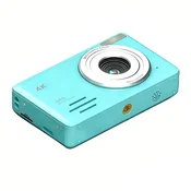 INF 4K 64MP Digitalni Fotoaparat z 18x Zoomom - Potovalna Kamera za Selfije Blue, (5000235268)