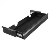 VEVOR Podpultni predal z izvlekom 74x235x107 cm črne barve