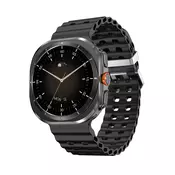 Smart watch DT WATCH ULTRA, Crni (crna silikonska narukvica)