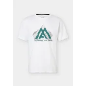 THE NORTH FACE Majica TOPOGRAPHIC smaragd/črna/bela