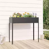 Vrtna sadilica antracit 100,5 x 40,5 x 90 cm pocincani celik