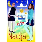 Mreža Decji unihop NADJA 80 den - Bela boja (glat dezen)