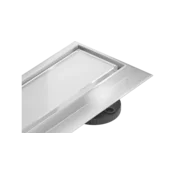 Mexen Flat MGW linearni odtok 70 cm, belo steklo - 1027070-15
