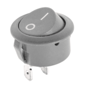 Kemot STIKALO 0-1 220V/6A za montažo fi: 22mm srebrne barve