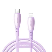 Joyroom USB-C kabel – iPhone Lightning Vibrant Series 30 W, 1,2 m – vijoličen