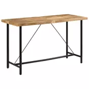 Vidaxl vidaXL Barska miza 180x70x107 cm masivni mangov les in železo