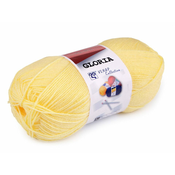 GLORIA Pletena preja 50 g - (54033) rumena svetla