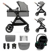 KINDERKRAFT kombinirani voziček 3v1 Esme Pro, Moonlight Grey