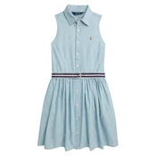 Polo Ralph Lauren Srajčna obleka 313934151001 Svetlo modra Regular Fit