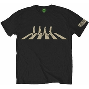 The Beatles Mens Abbey Road Silhouette Black M