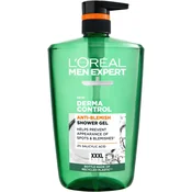 L’Oréal Paris Men Expert Derma Control gel za prhanje primerno tudi za občutljivo in problematično kožo 1000 ml