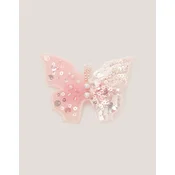 Monsoon Children Šnala za kosu za devojcice Sparkle Butterfly, Roze