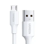 shumee PVC kabel USB0-A - microUSB 480 Mb/s 2m bel
