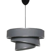 Opviq Luster Couper Anthracite Silver, Metal-pamuk