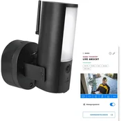ABUS WLAN zunanja kamera s svetilko (PPIC46520) - pametna, s PIR