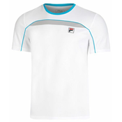 Muška majica Fila Austarlian Open Asher Crew T-Shirt - white/silver scone