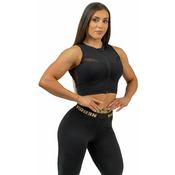 NEBBIA Womens crop top with high support INTENSE Mesh