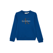Calvin Klein Jeans Majica kraljevo modra / temno siva / bela
