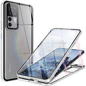 Srebrn MAGNETNI ovitek 360° (Xiaomi 12T/12T Pro)