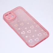 Maska za telefon Heart Color IMD za iPhone 14 Plus 6.7 roze